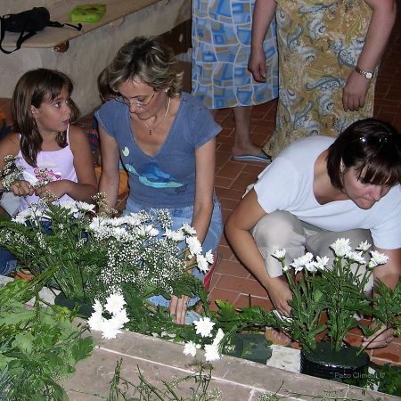 9. Preparativos, adorno de la ermita. Fiesta del Salvador, 2005