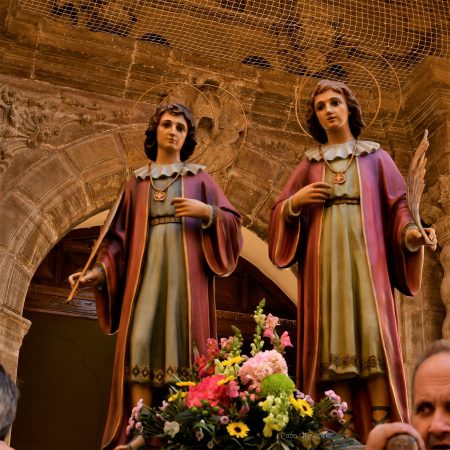 9. Fiestas de San Cosme y San Damián, procesión del Pan Bendito, 2024.