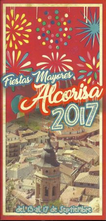 1. Cartel anunciador Fiestas Mayores de Alcorisa, 2017.