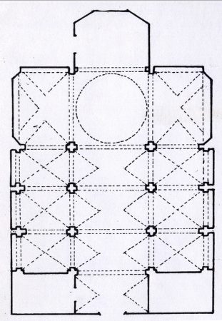 8. Planta. Publicada en el Inventario artístico de Teruel y su provincia de Santiago Sebastián, 1974.